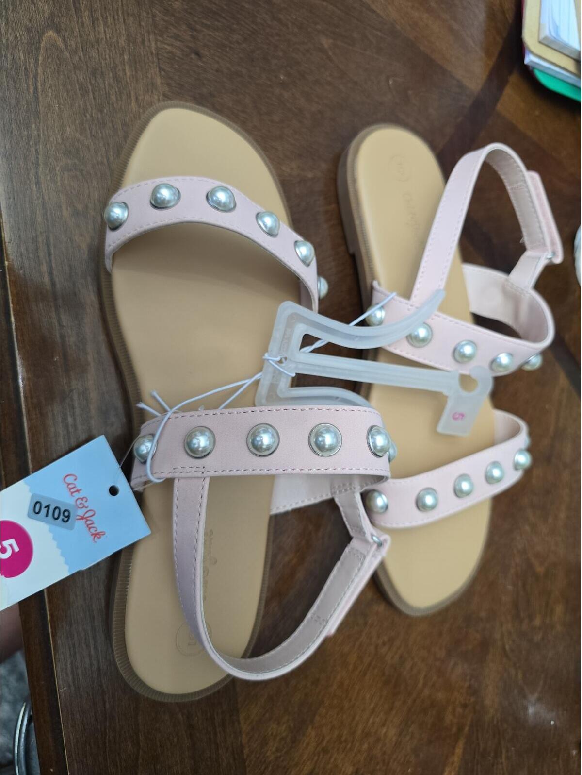 Size 5 Brand New Girl Sandals From Target Item 109 Bin 12 Size 5 Brand New Girl Sandals From Target Item 109 Bin 12